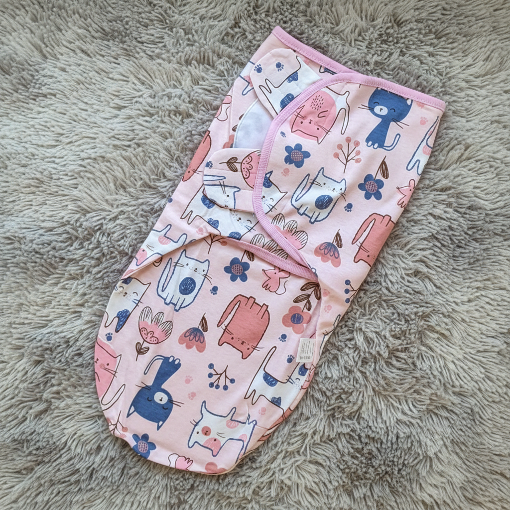Babies Swaddle Wrap —>