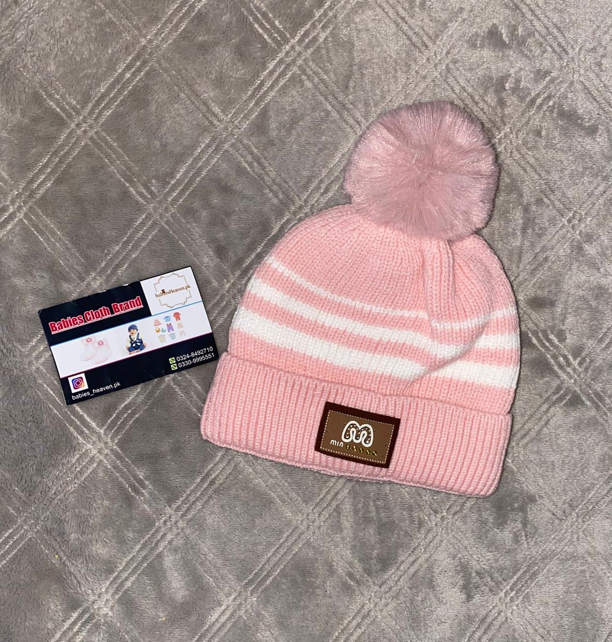 Baby Wool Cap - Lines - Winter