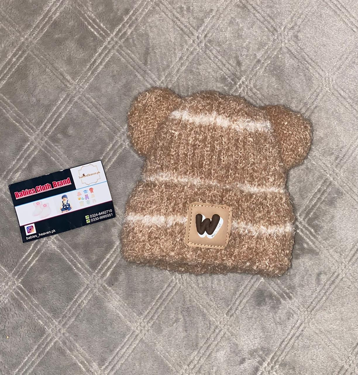 Baby Wool Cap - Lines - Winter