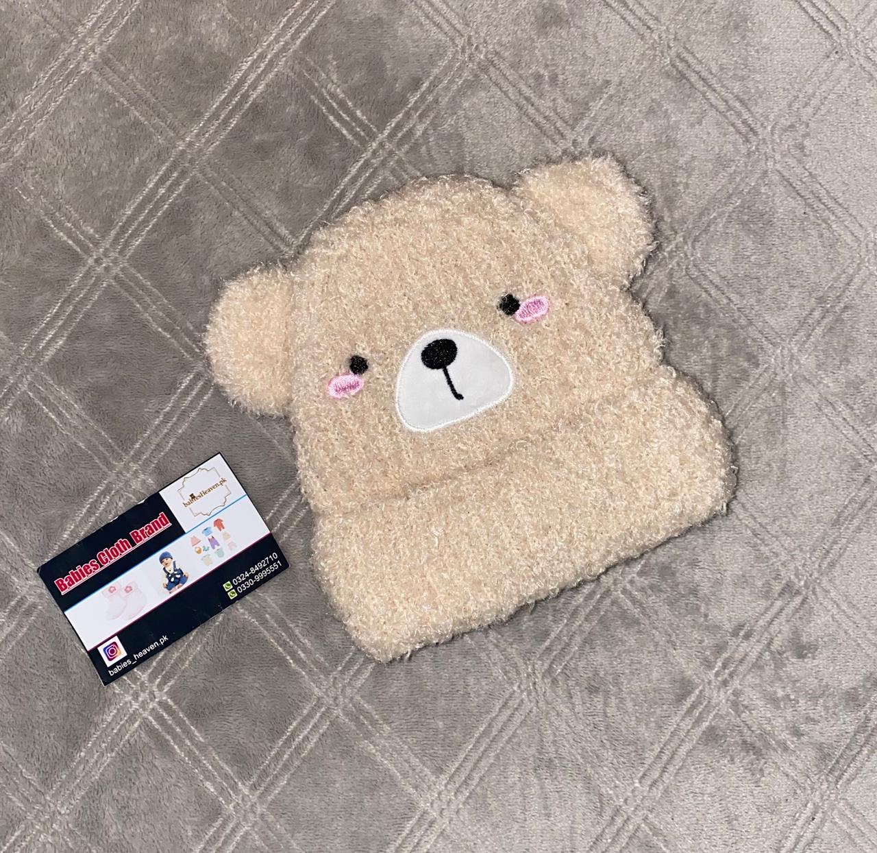 Baby Wool Cap - Bear 🐻 - Winter