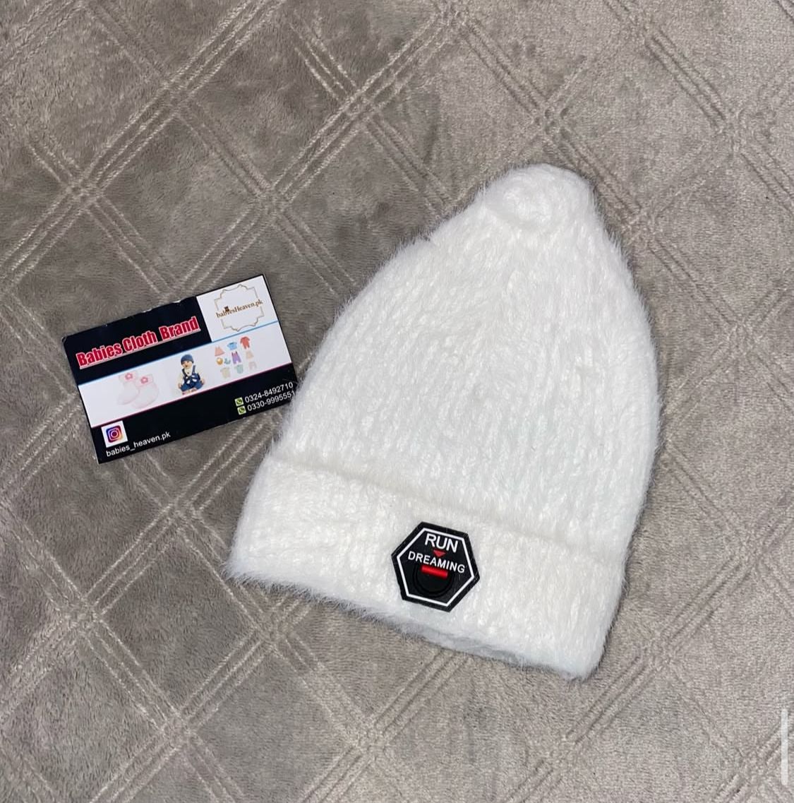 Baby Cap - Winter - White