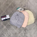Baby Pack of 3 Wool Cap - Winter (Beige, Peach, Grey)