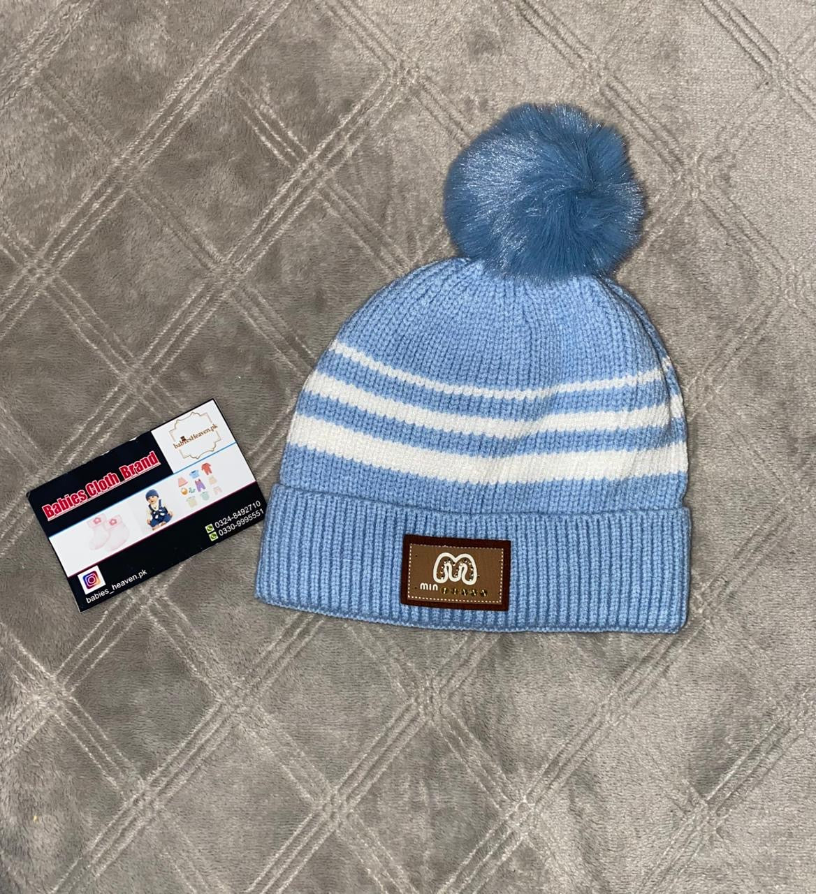 Baby Wool Cap - Lines - Winter