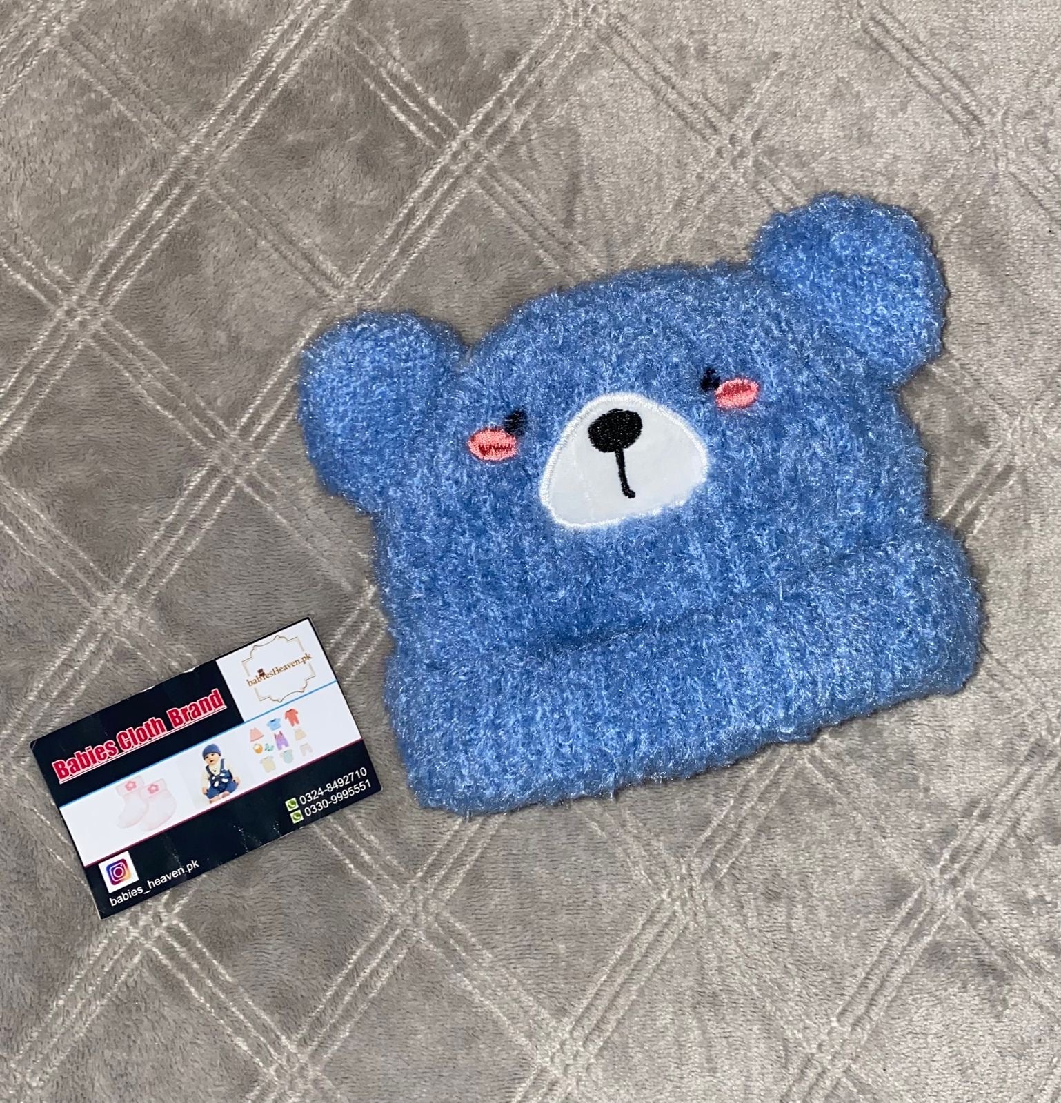 Baby Wool Cap - Bear 🐻 - Winter