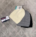 Baby Pack of 3 Wool Cap - Winter (Beige, Grey, Black)