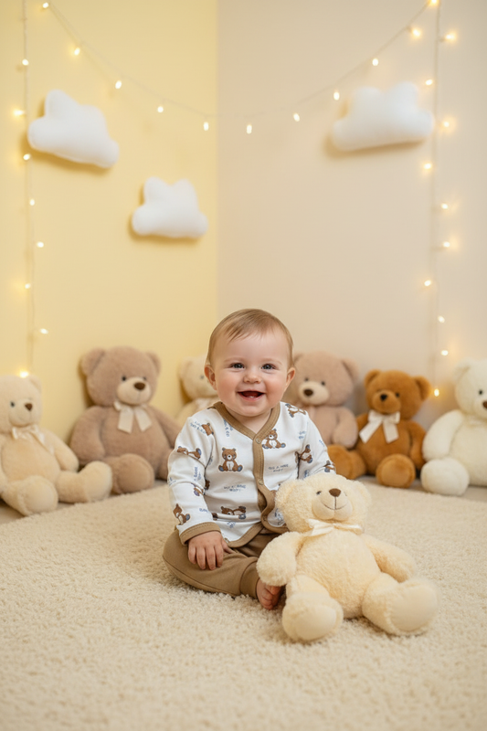 Baby 2 Pieces Suit - Nursery Background