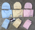 Pack of 3 Suits with Cap - Winter - Blue/Beige/Pink
